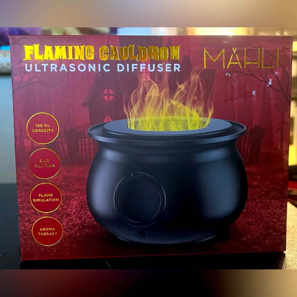 2023 New Mahli Flaming Cauldron Aroma Diffuser HTF TikTok Viral